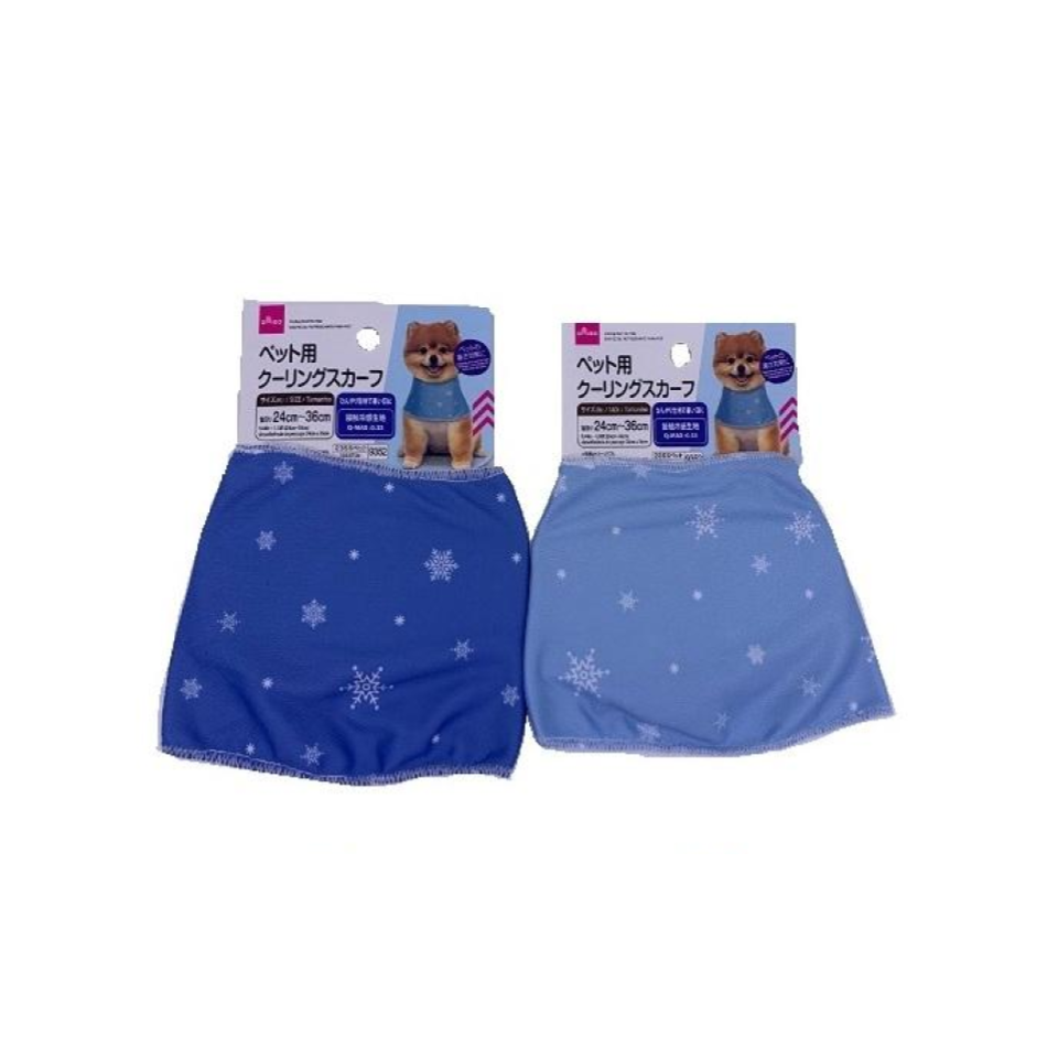 Pet Cooling Scarf with Snowflake Design, Assorted (1Pc)