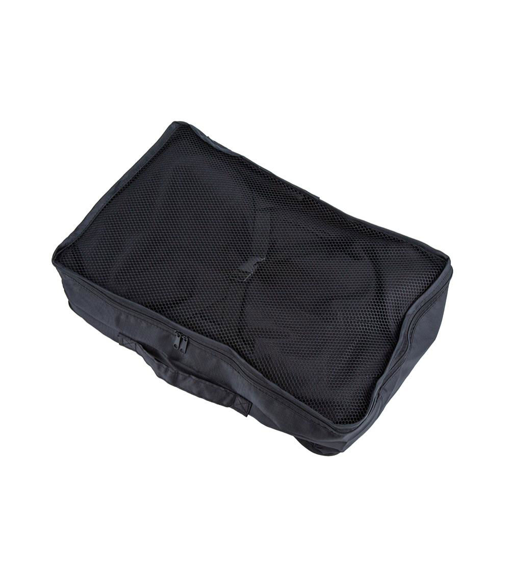 Travel Storage Case With Rubber Band, Black