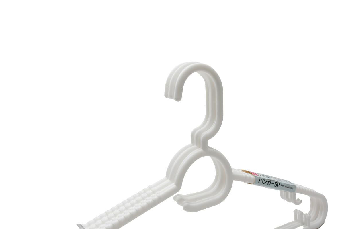 Hanger -1.29ft x 8.07in - 39.5cm x 20.5cm - White- 5 pcs.-