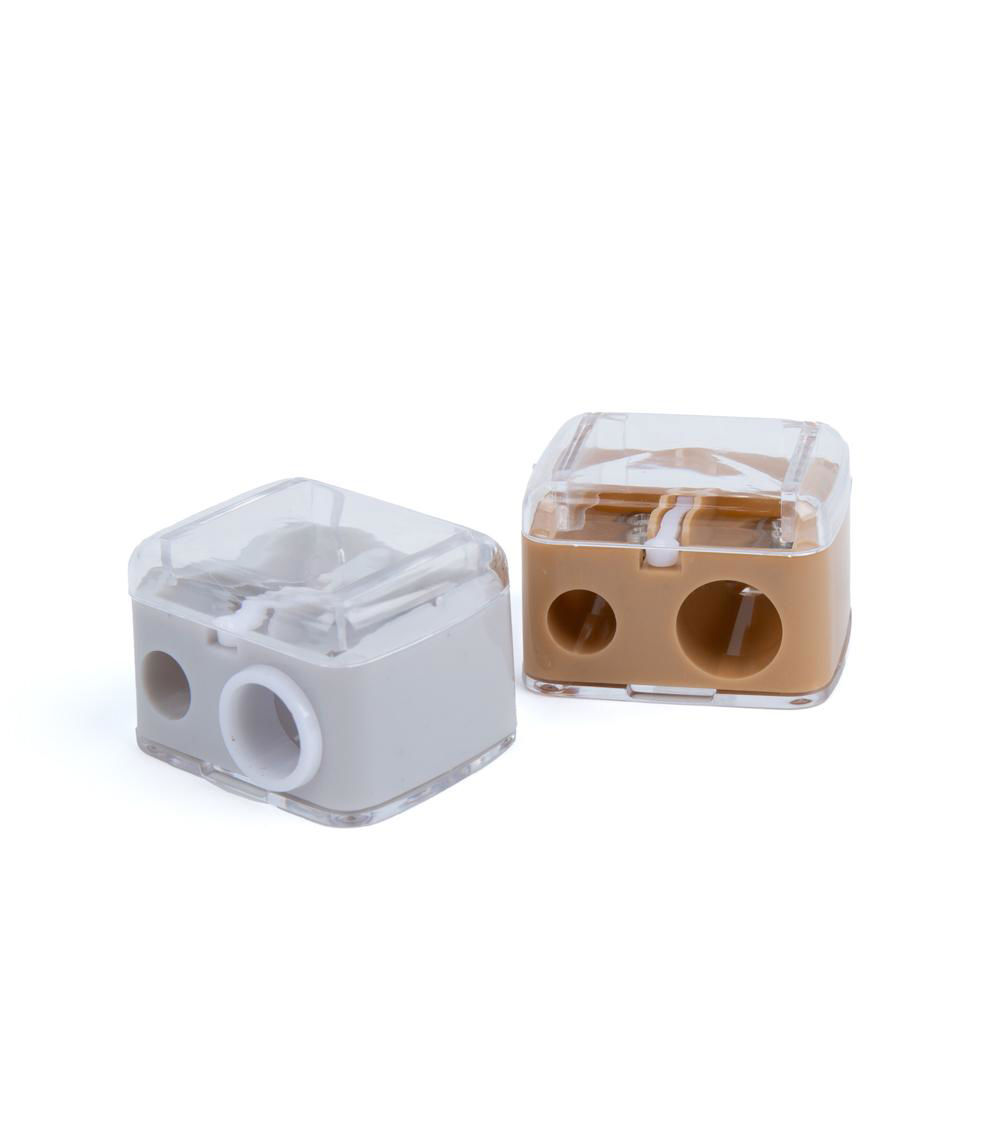 3-Way Pencil Sharpener, Multicolor (2 pcs)