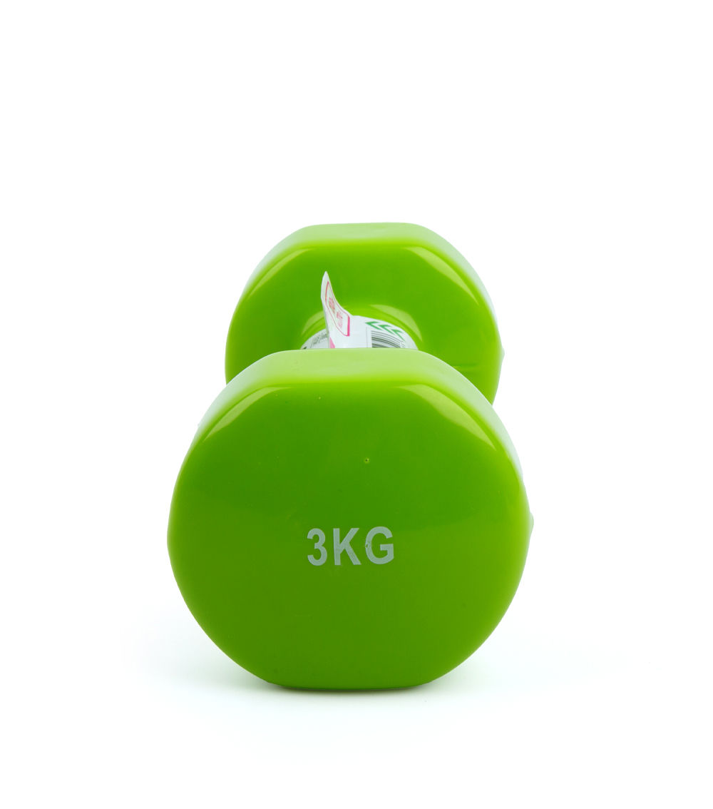 Dumbbell, Yellow Green (3 kg)