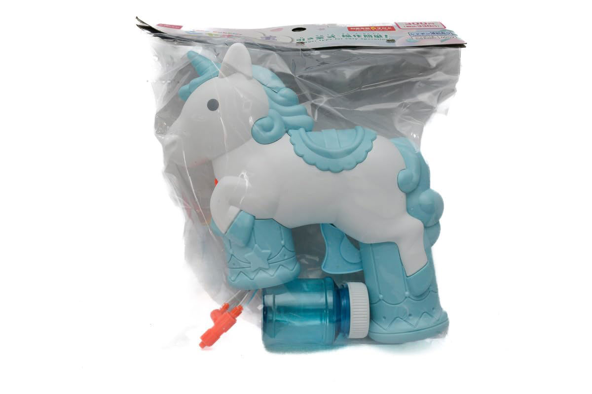 Soap Bubble Unicorn-Blue & White