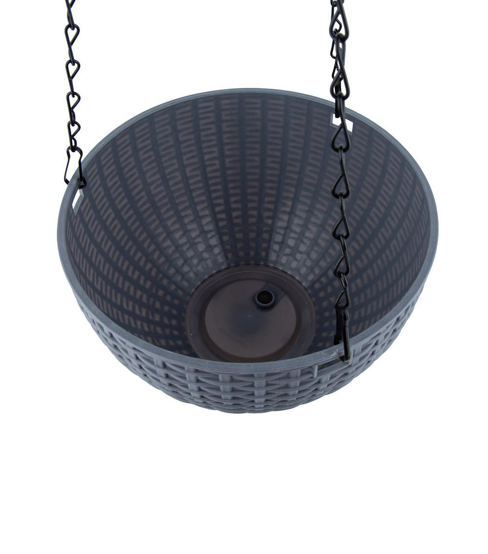 Hanging Planter, Grey (21cm)