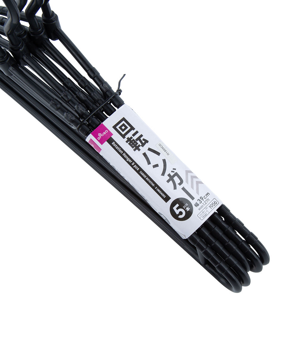 Rotating Hanger Set, Light Brown (5 pcs)