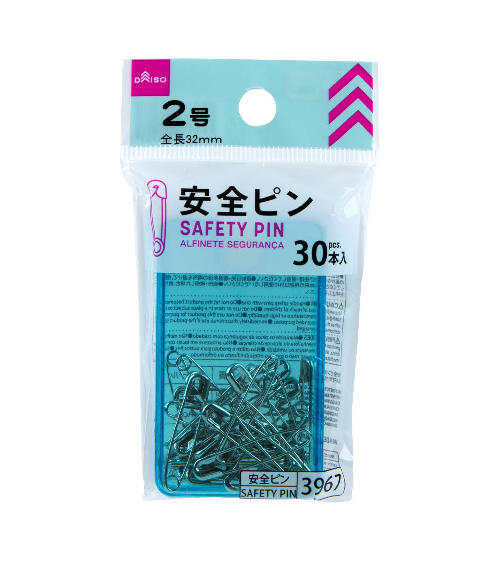 Safety Pins, Silver (30 pcs)