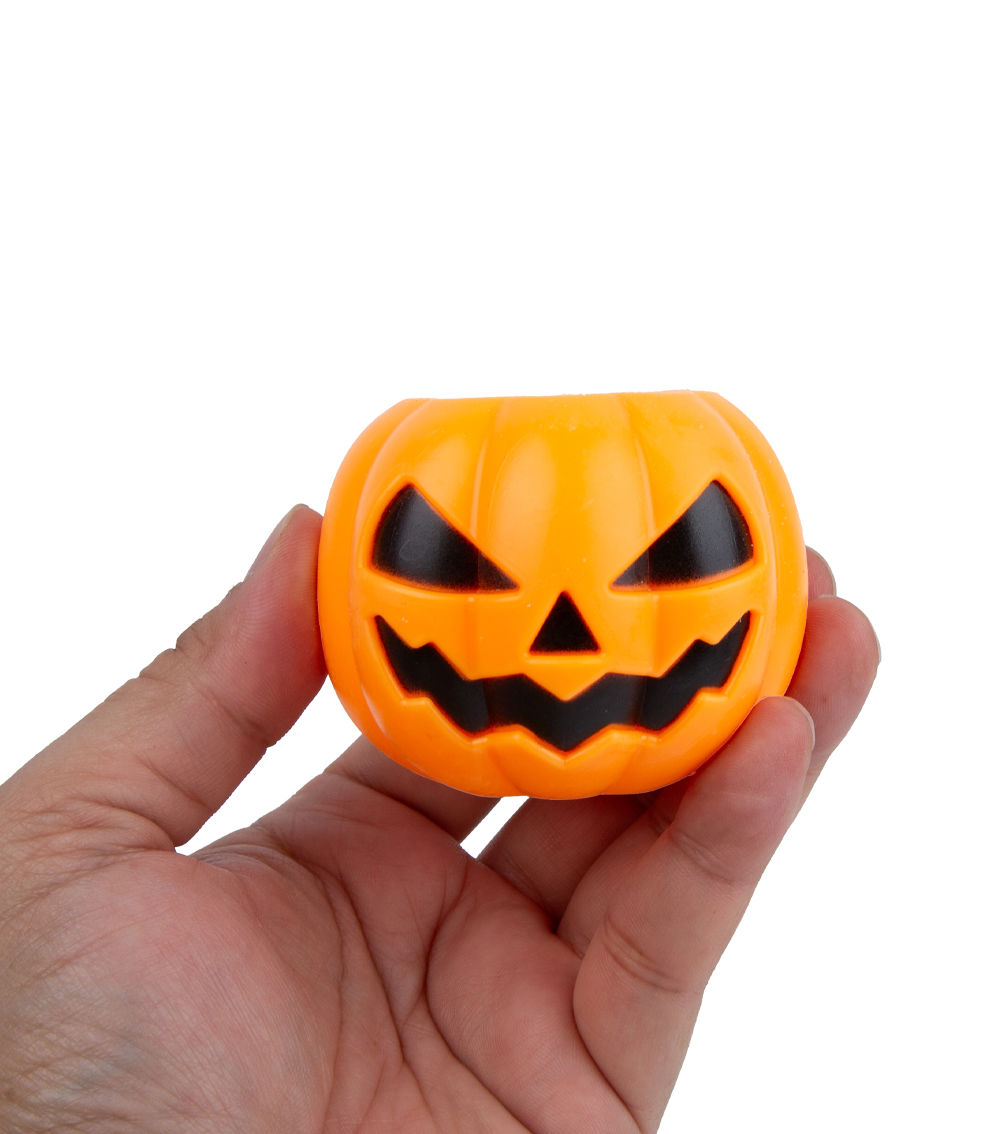 Halloween Pumpkin Squeeze Toy – Orange