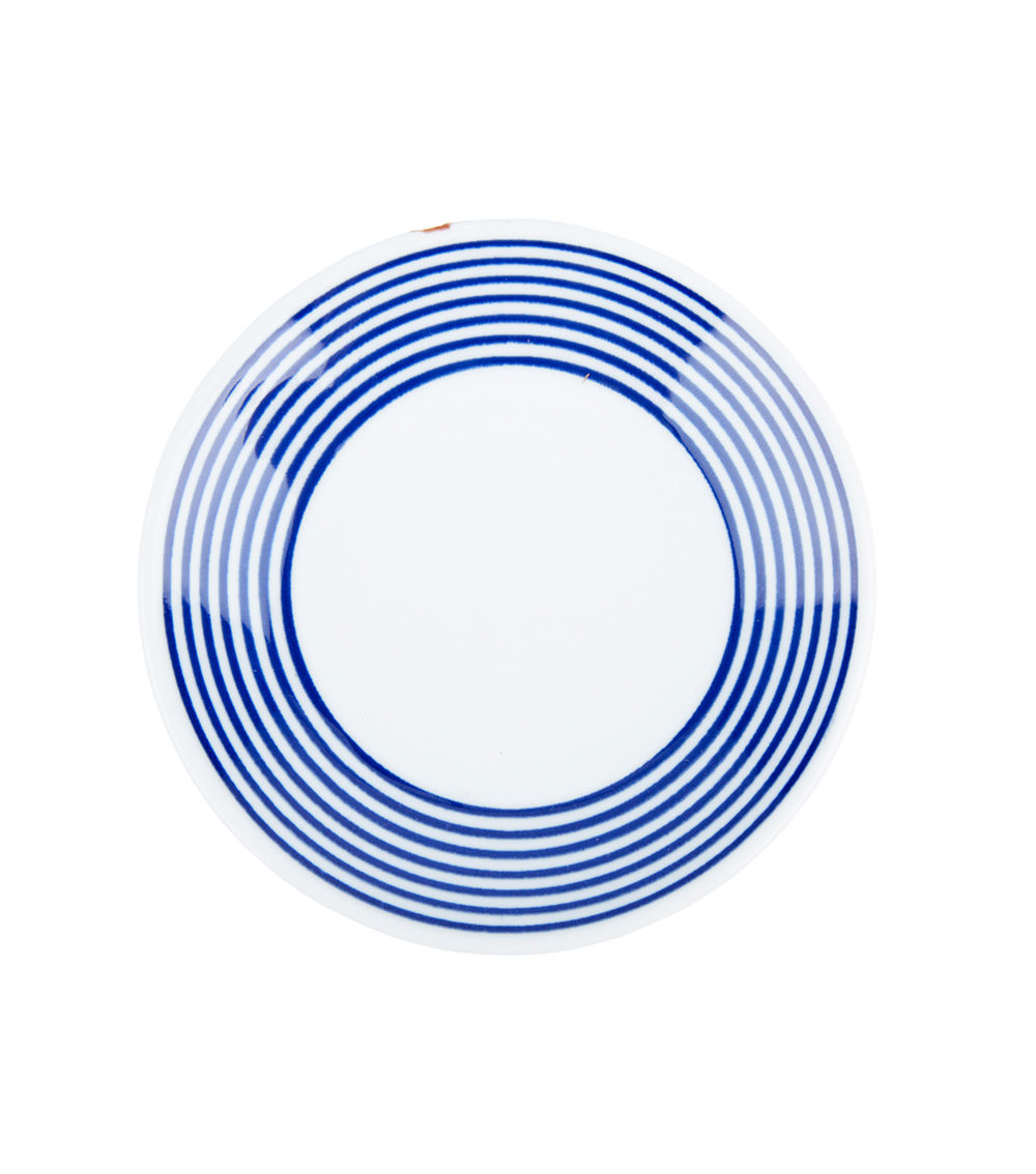 Circle Plate, Blue (12cm)