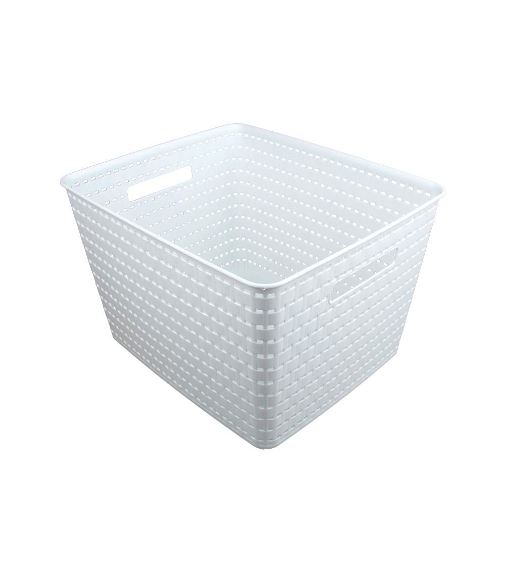 Storage Basket - Wood Grain - 1.14ft x 11.41in x 8.77in - 35