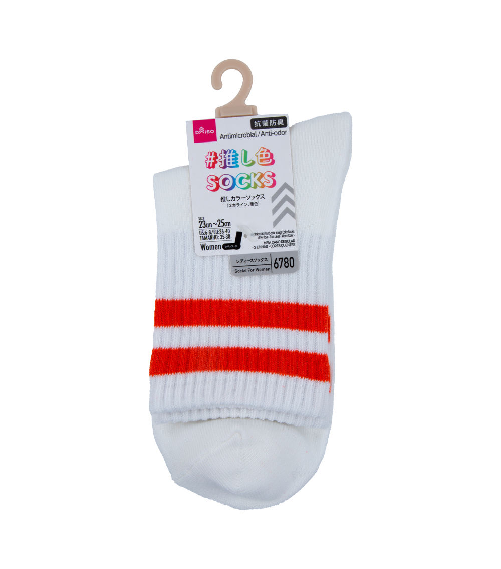 Two Lines Antimicrobial & Anti-odor Socks, Assorted (1 pc)