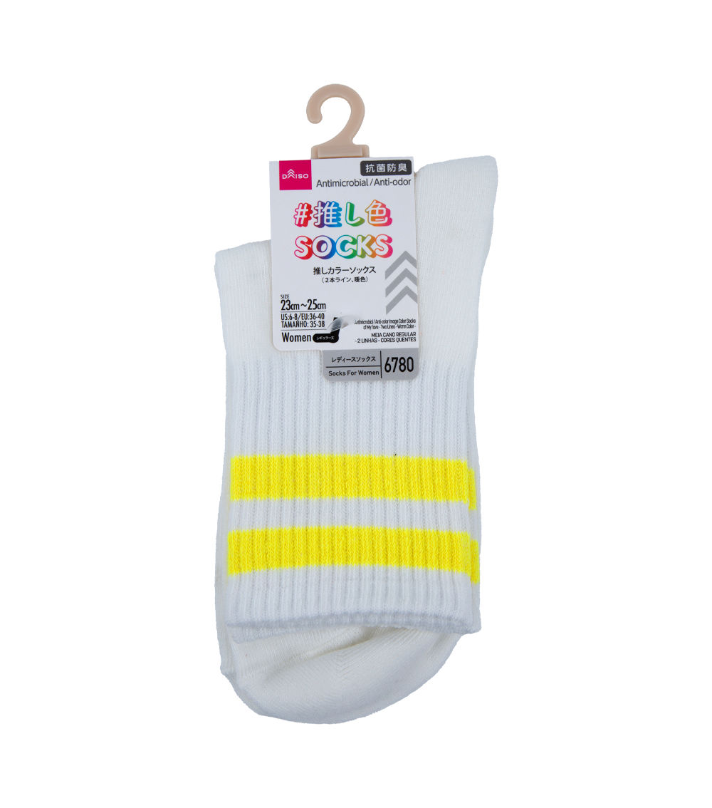Two Lines Antimicrobial & Anti-odor Socks, Assorted (1 pc)