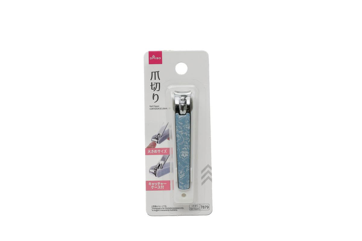 Nail Clipper -Blue Flower-
