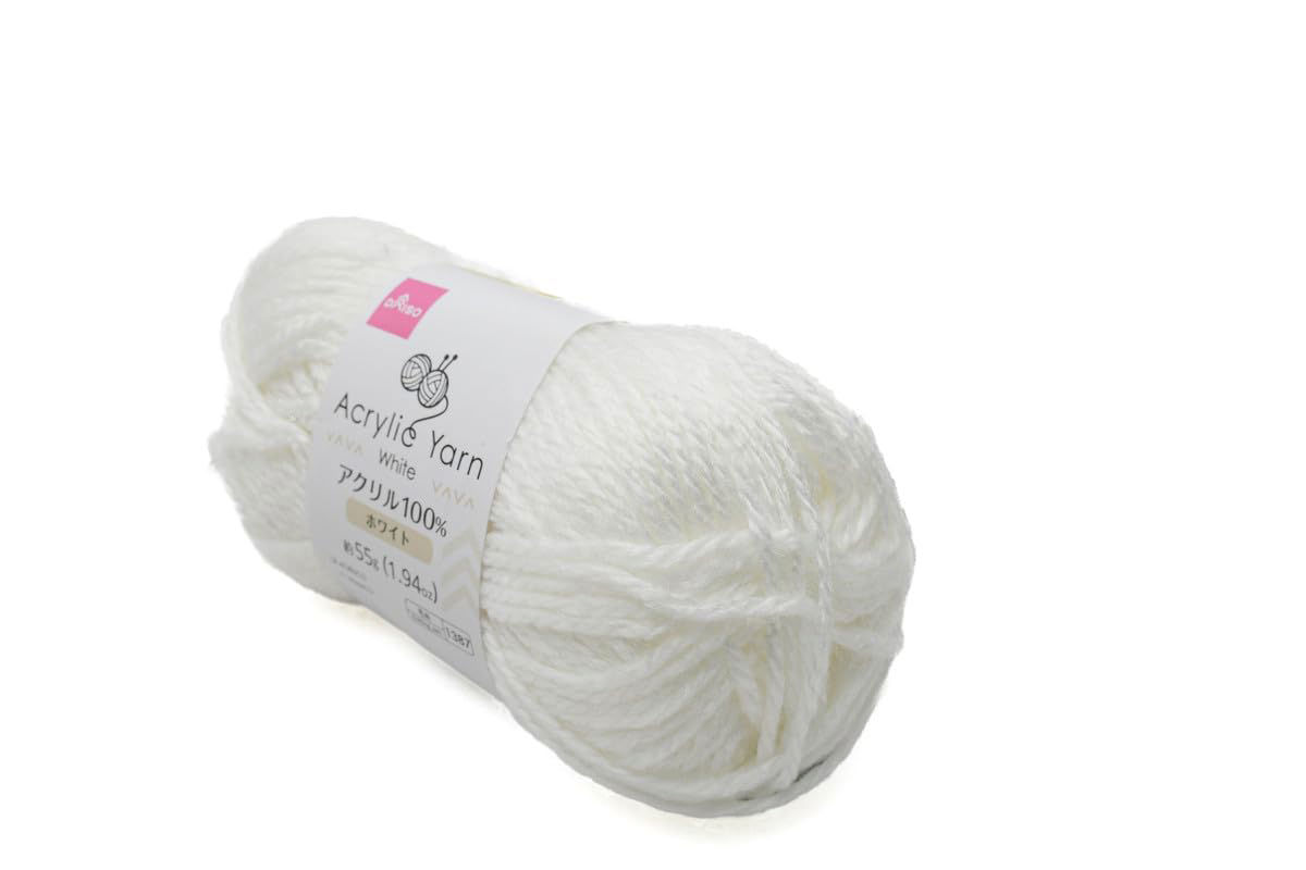 Acrylic Knitting Yarn - A1 - White