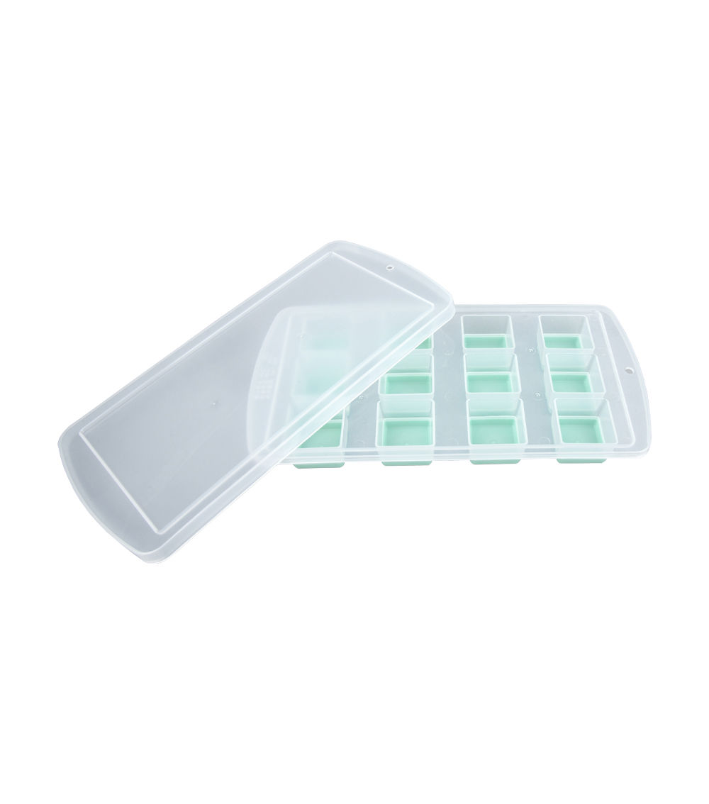 Easy Removal Ice Tray, White (12 Cubes)