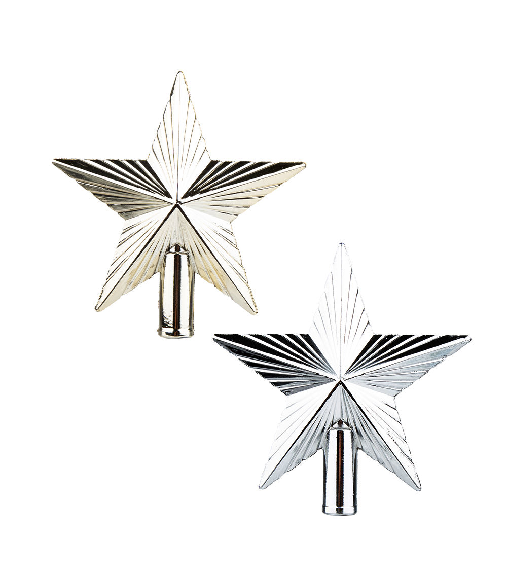 Sparkling Ornament / Tree Topper / Star - Assorted (1 pc)