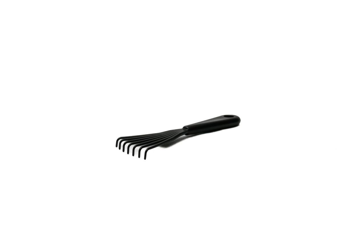Hairbrush Cleaner Tool – Black – Curved Wire Teeth