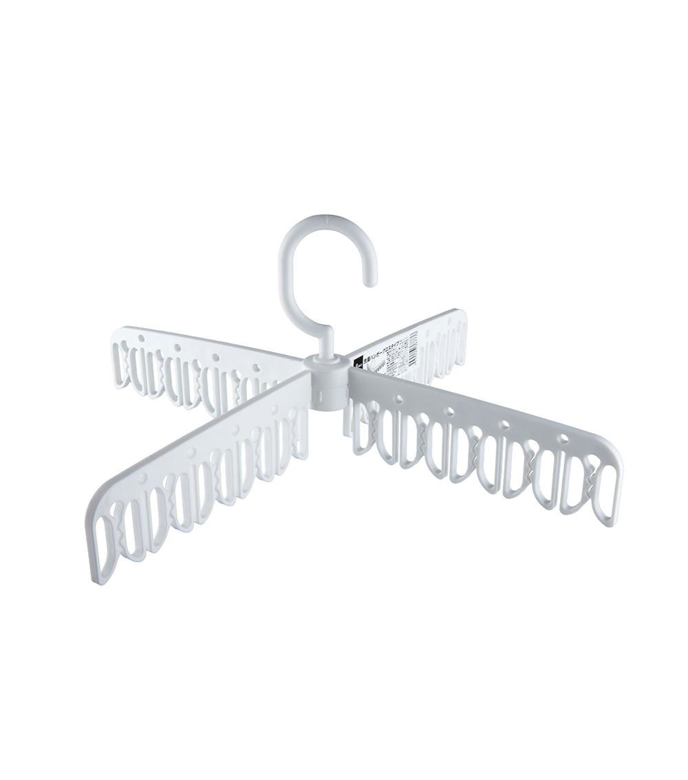 Cross Laundry Hanger with Clips, Assorted 1 pc (33.8cm)
