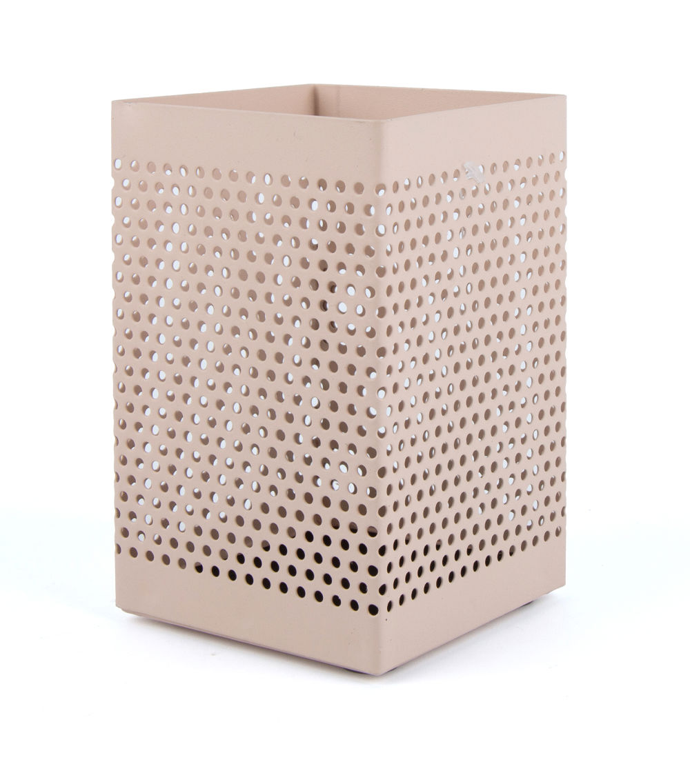Square Mesh Pencil Holder, Assorted (7cm x 7cm x 11cm)