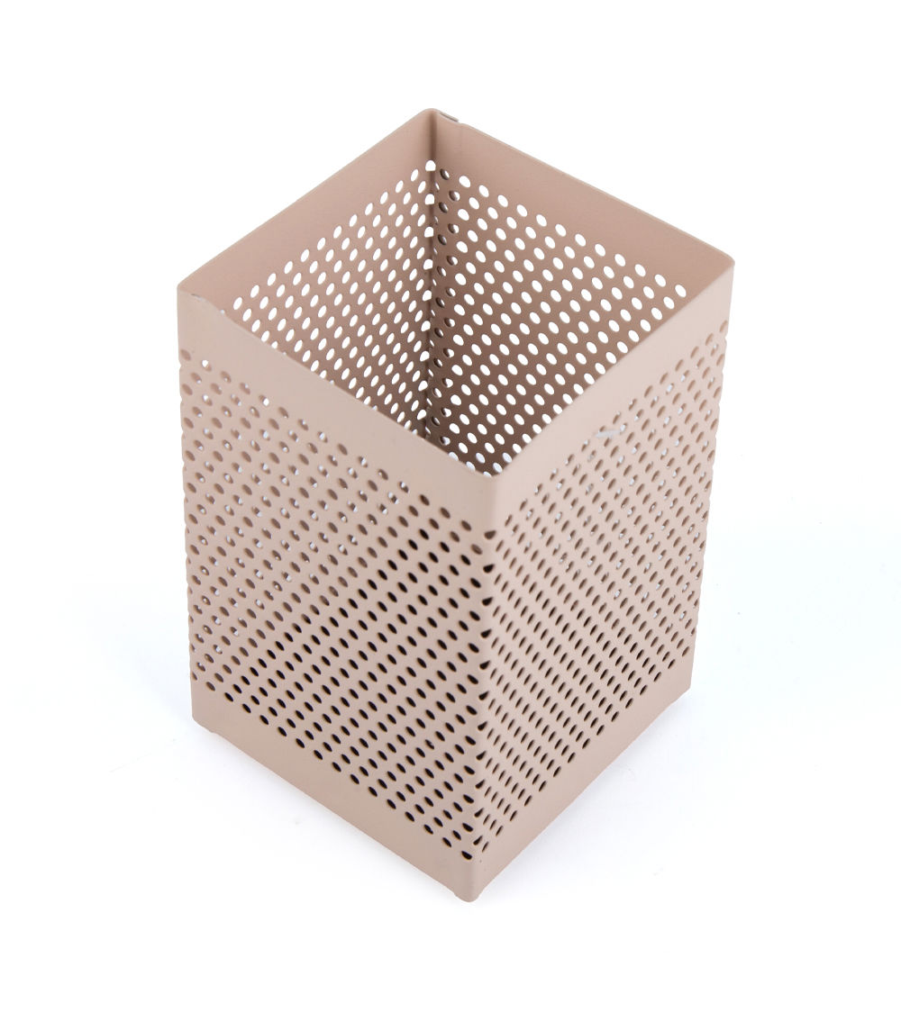 Square Mesh Pencil Holder, Assorted (7cm x 7cm x 11cm)