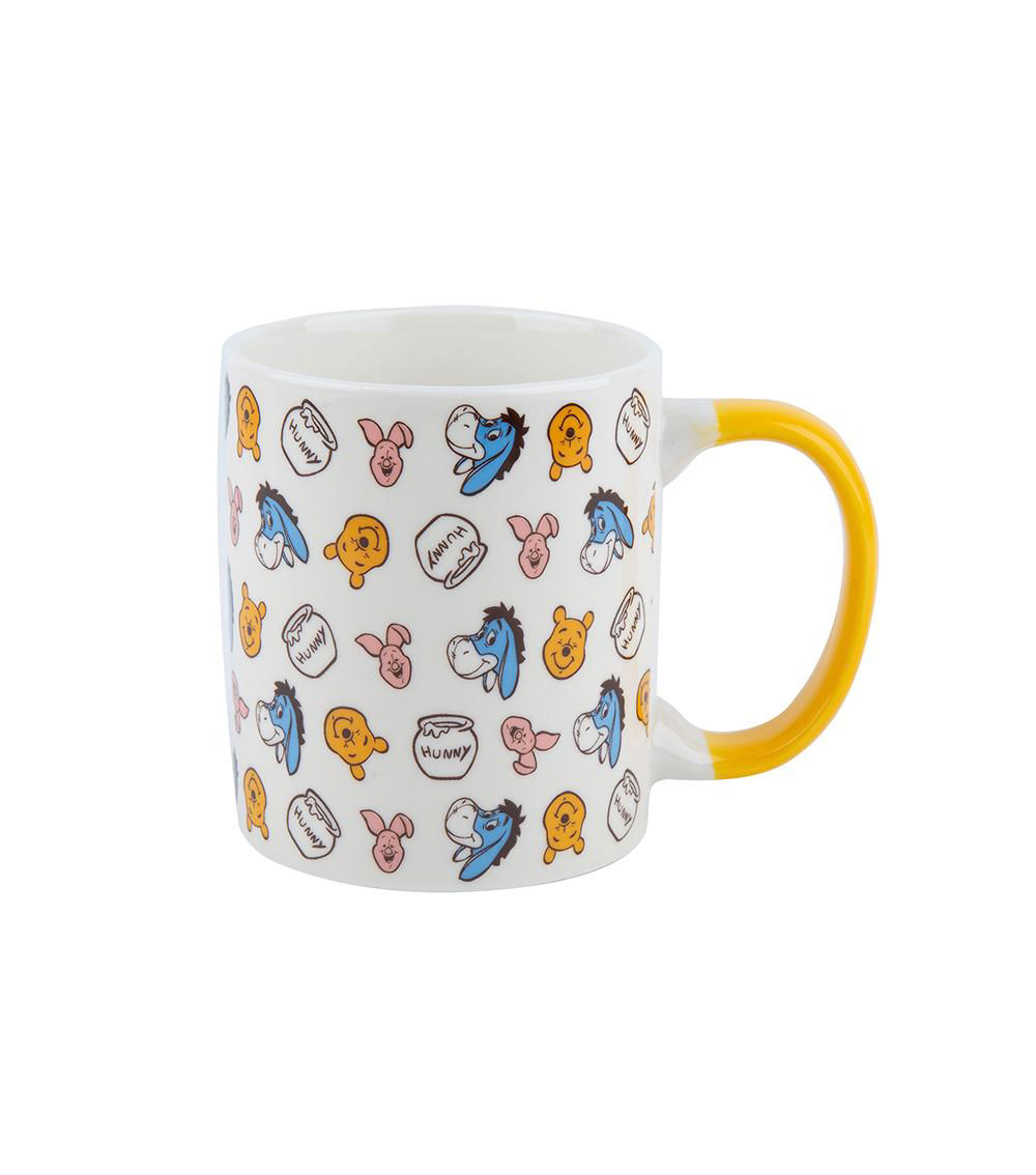 Winnie the Pooh Mug, White & Yellow (350ml)