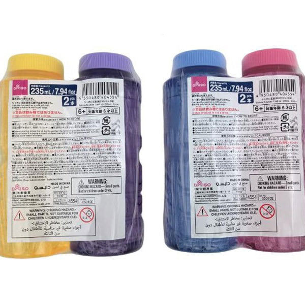 2-Piece Bubble Solution – 235ml Each