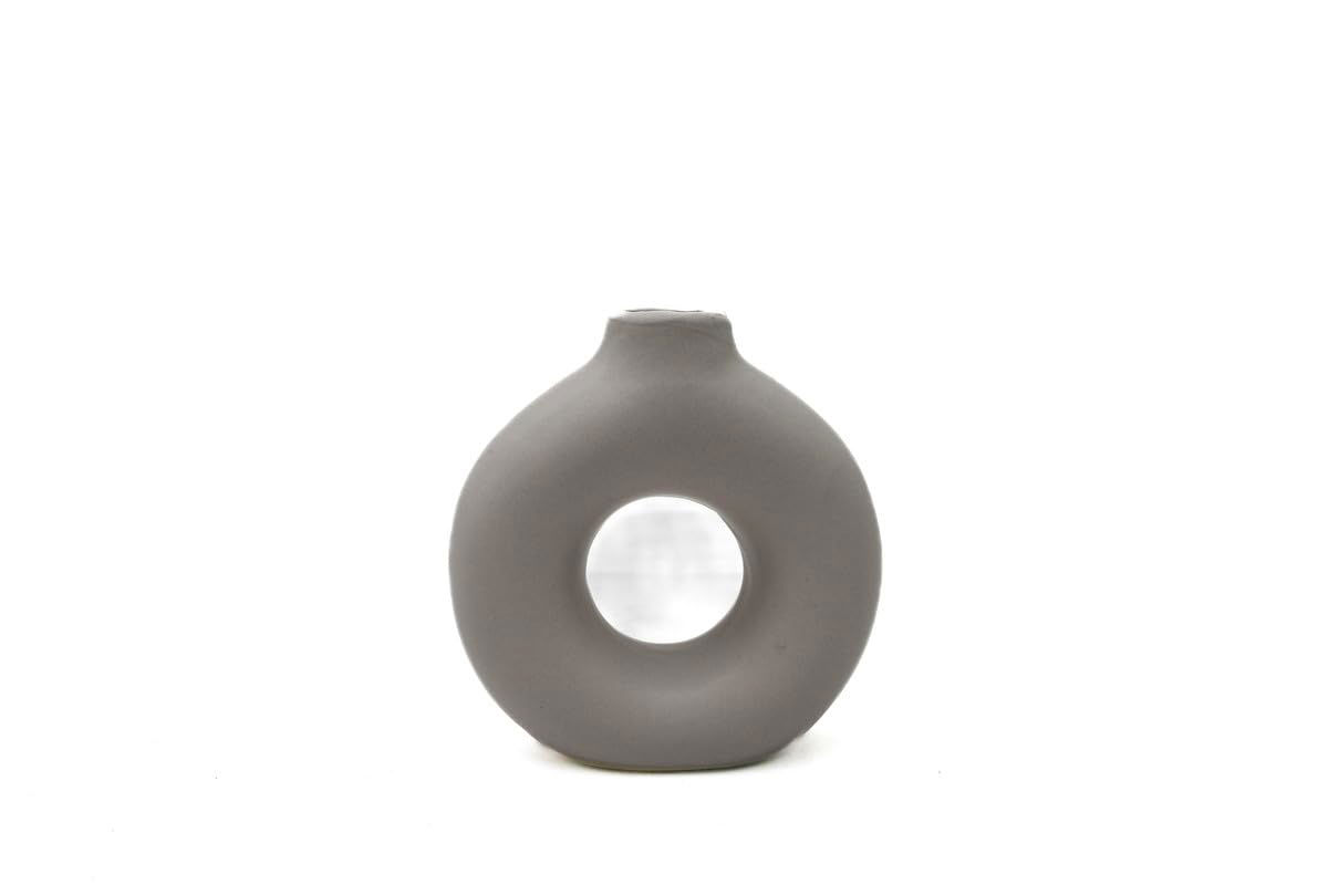 Modern Round Ceramic Flower Vase