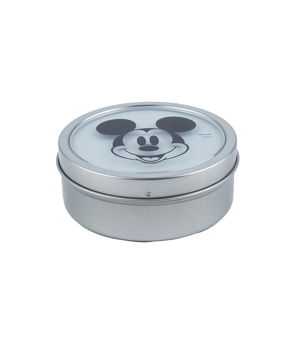 Mickey Mouse Round Magnetic Case, Silver