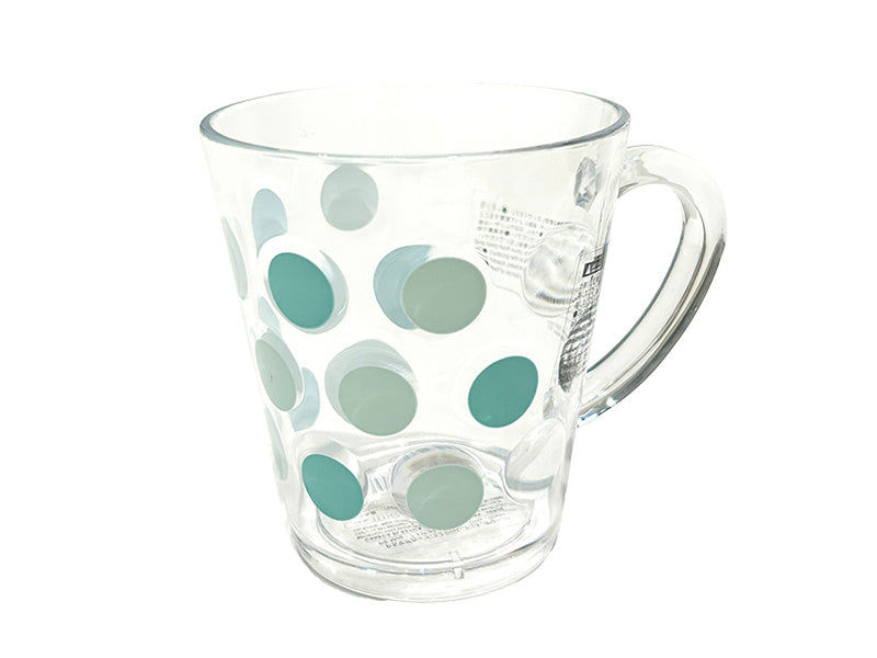 PS MUG - 7.43FL OZ - 220ML - DOTS - GREEN -