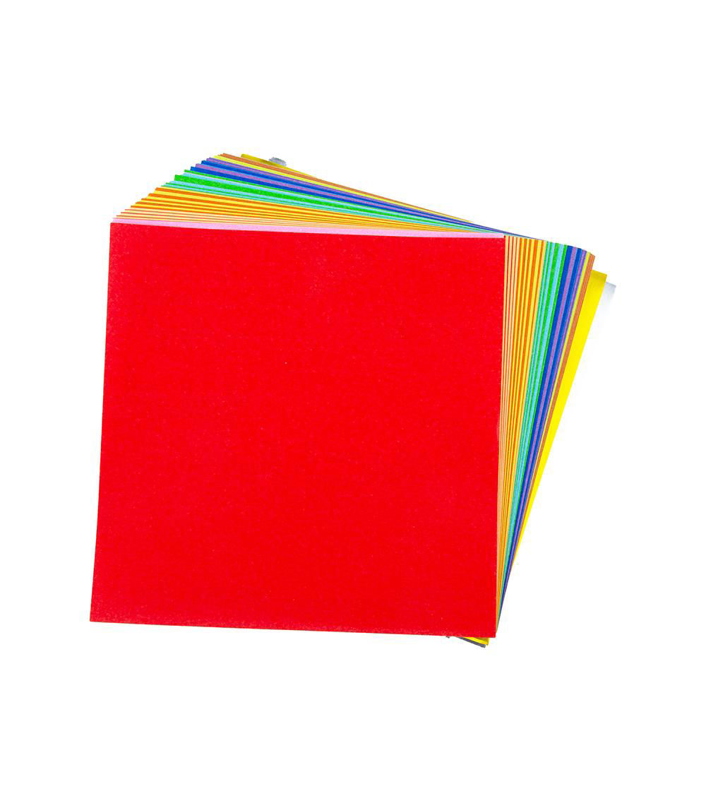 Origami Rabbit Paper, Multicolor (100 sheets) - 15cm x 15cm