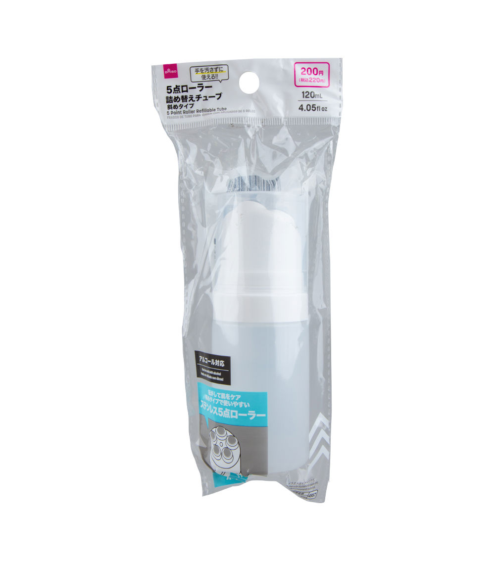 5-Point Roller Refillable Tube – Diagonal (120ml-4.05 fl oz)