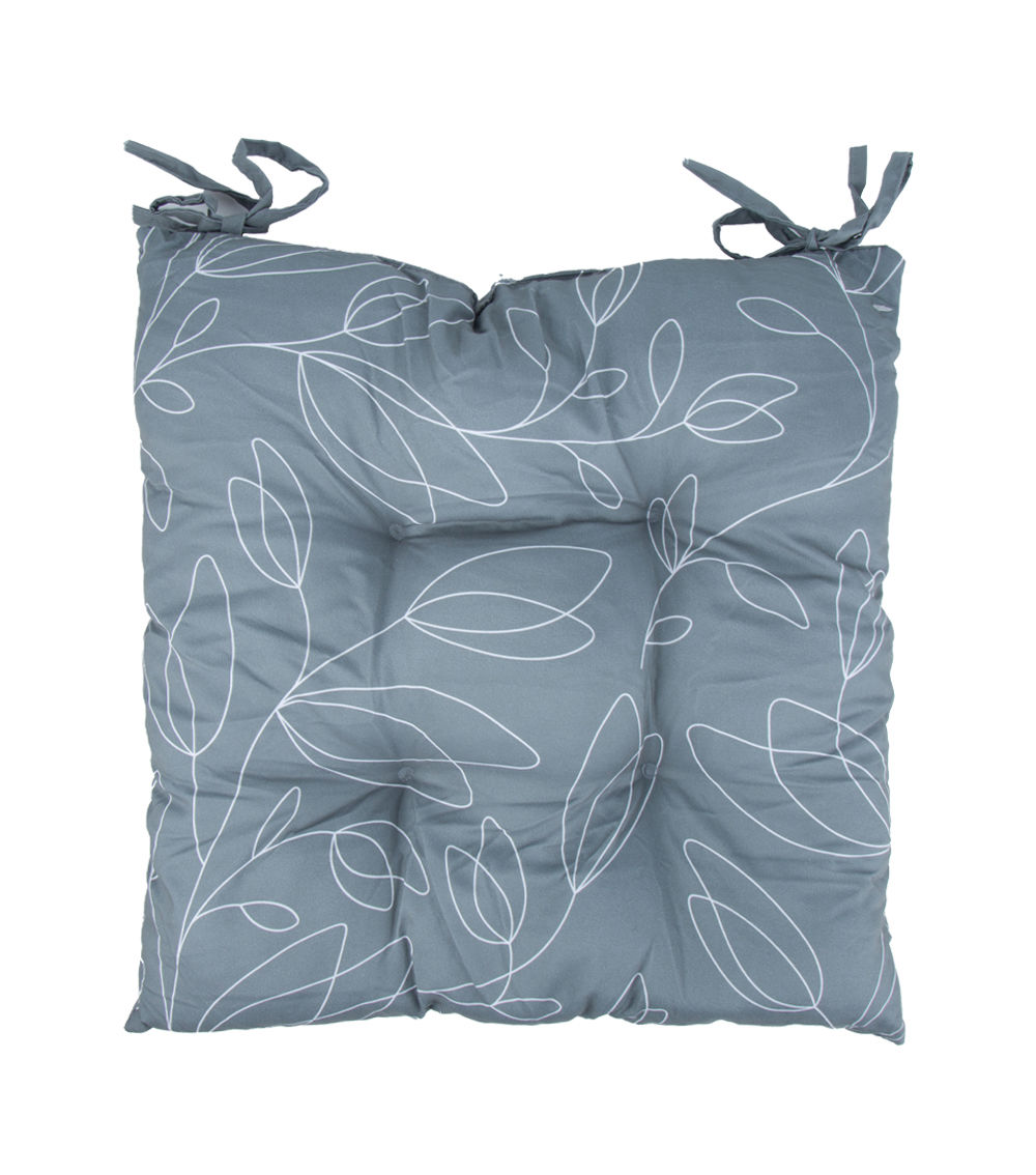 Leaf Seat Cushion with String Round Stopper, Assorted (1 pc)