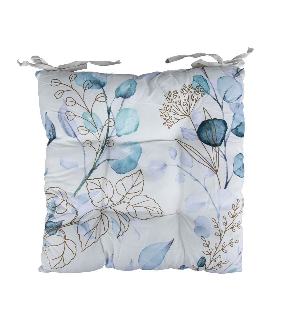 Leaf Seat Cushion with String Round Stopper, Assorted (1 pc)