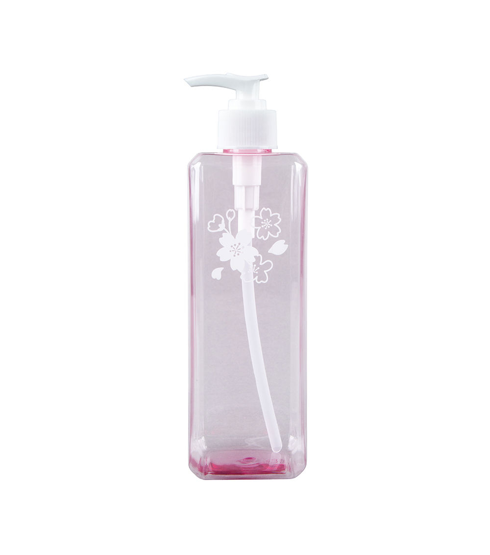 Cherry Blossom Slim Square Pump Bottle, Assorted (500ml)