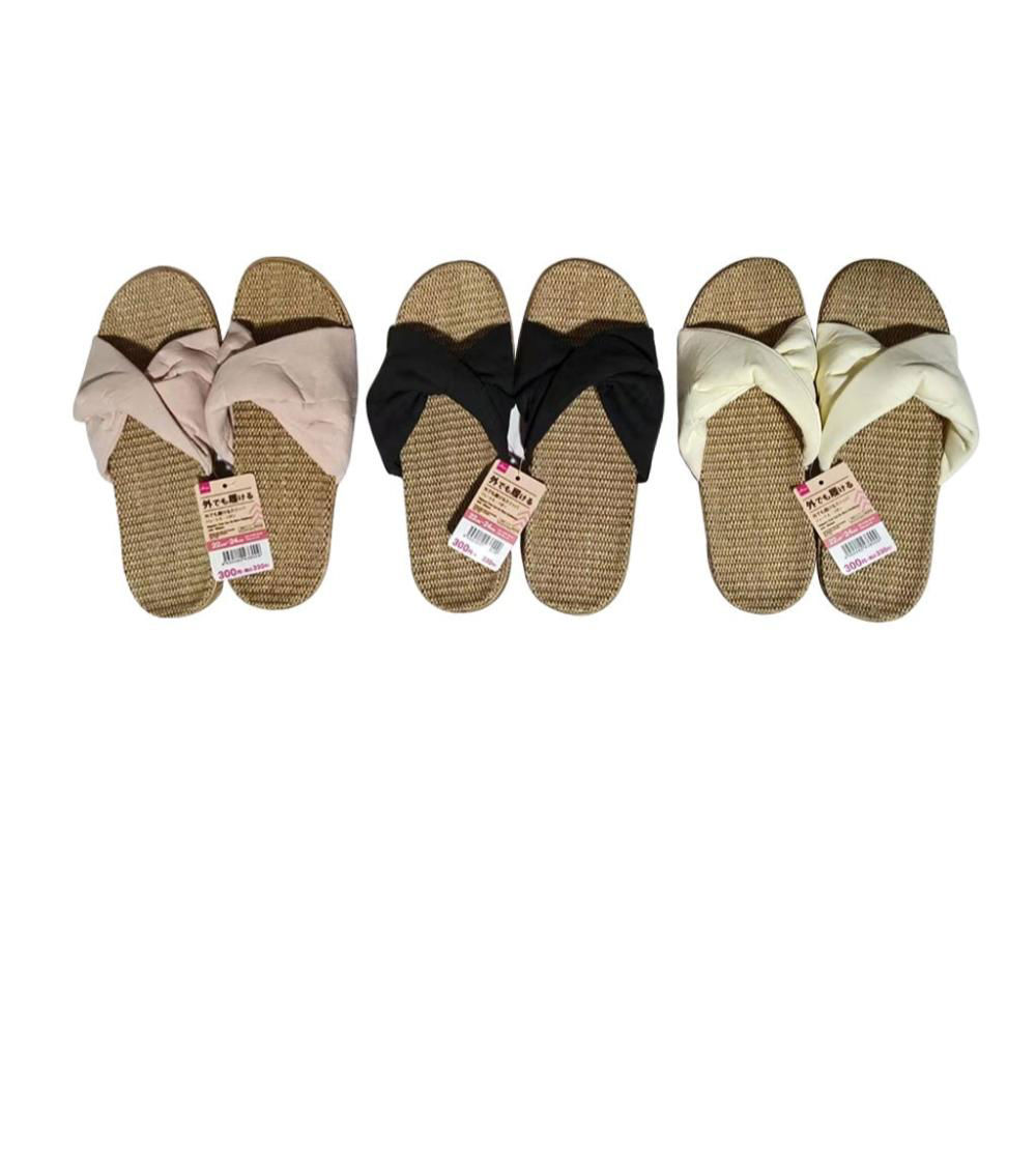 Jute Outdoor Slippers, Assorted (1 pc) - US 4-6/EU 35-38