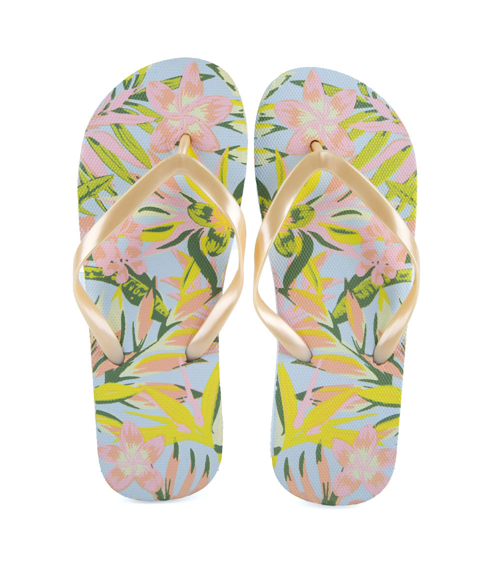 Botanical Beach Sandals, Assorted (1 pc) - US 4-6/EU 35-38