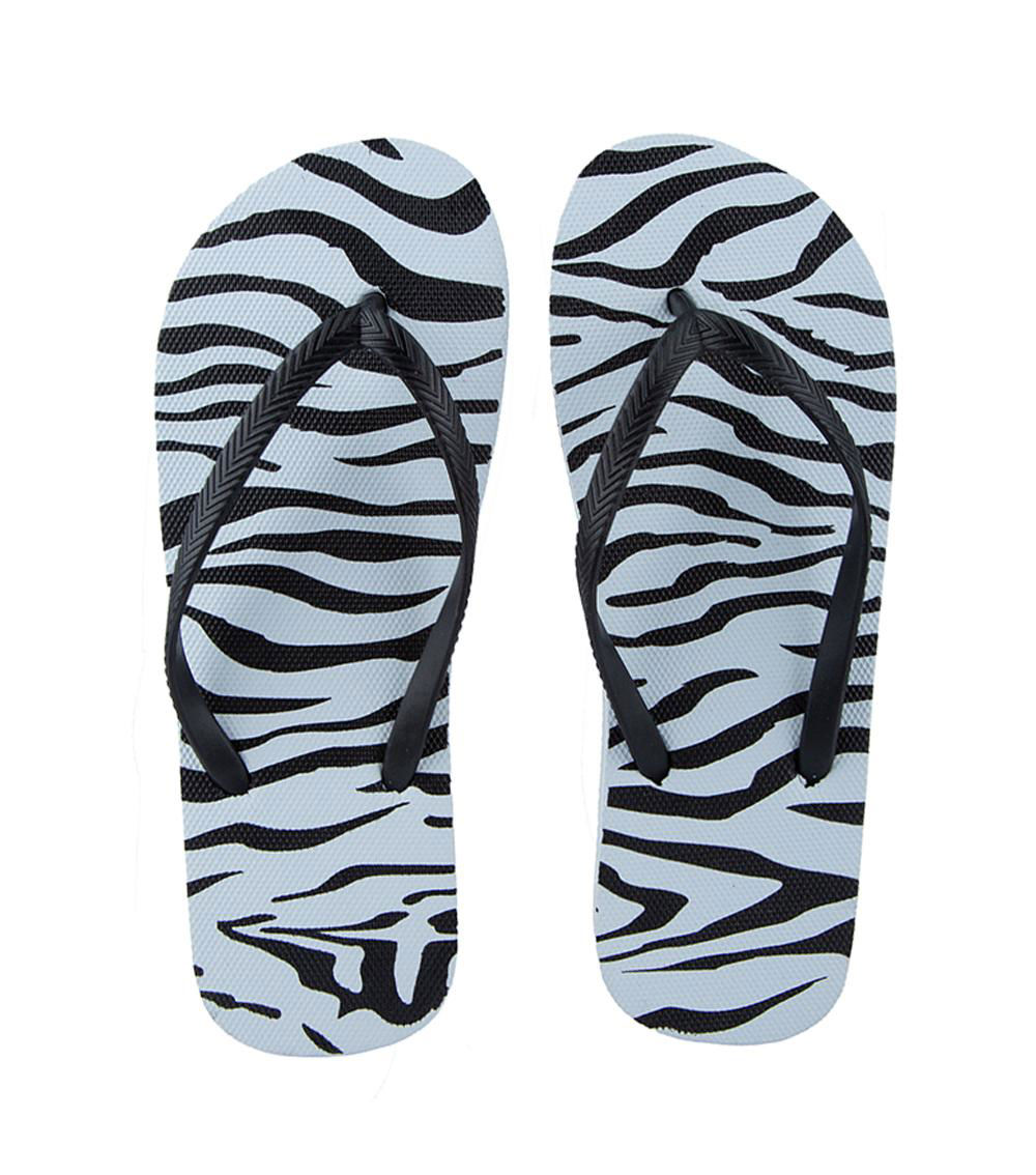 Animal Print Beach Sandals, Assorted (1 pc) -US 4-6/EU 35-38