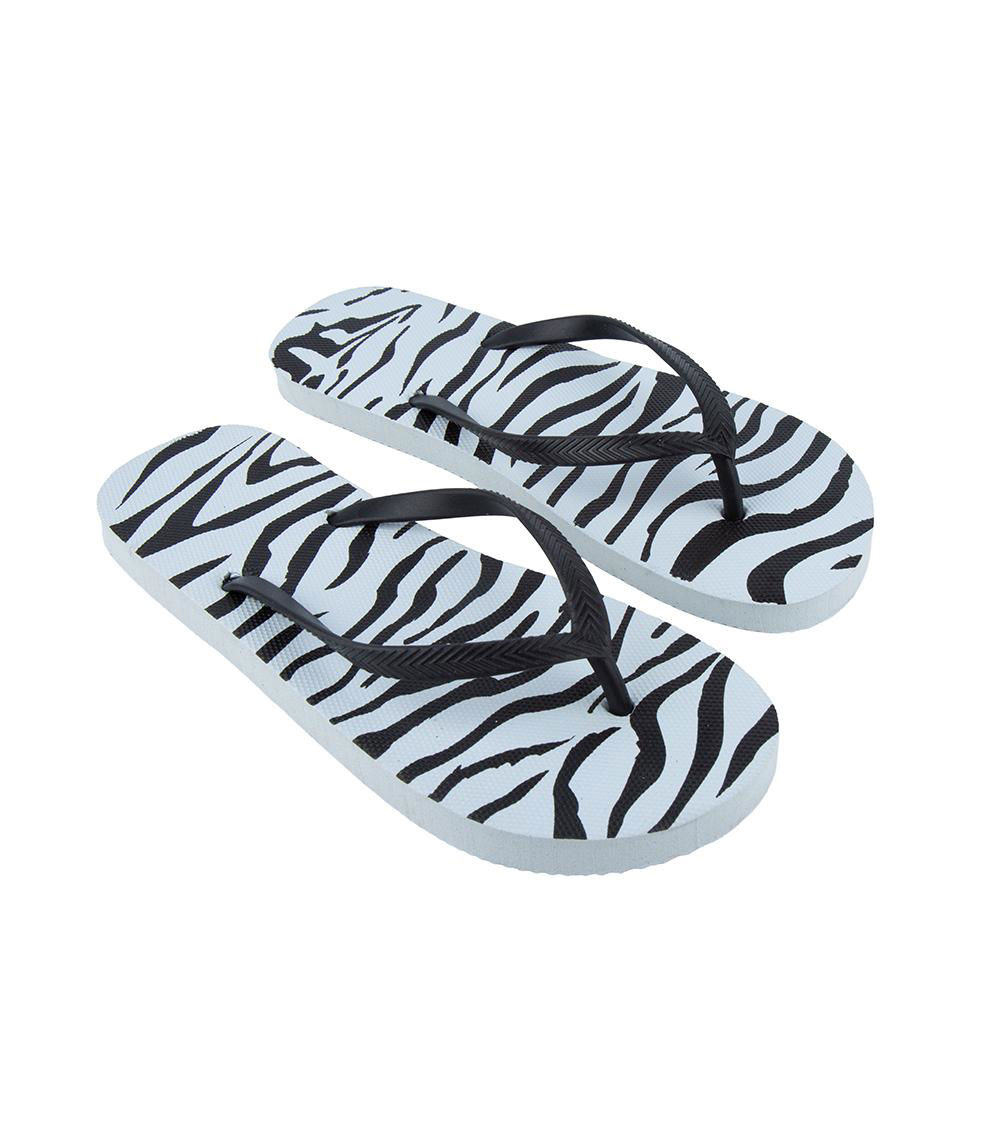 Animal Print Beach Sandals, Assorted (1 pc) -US 4-6/EU 35-38