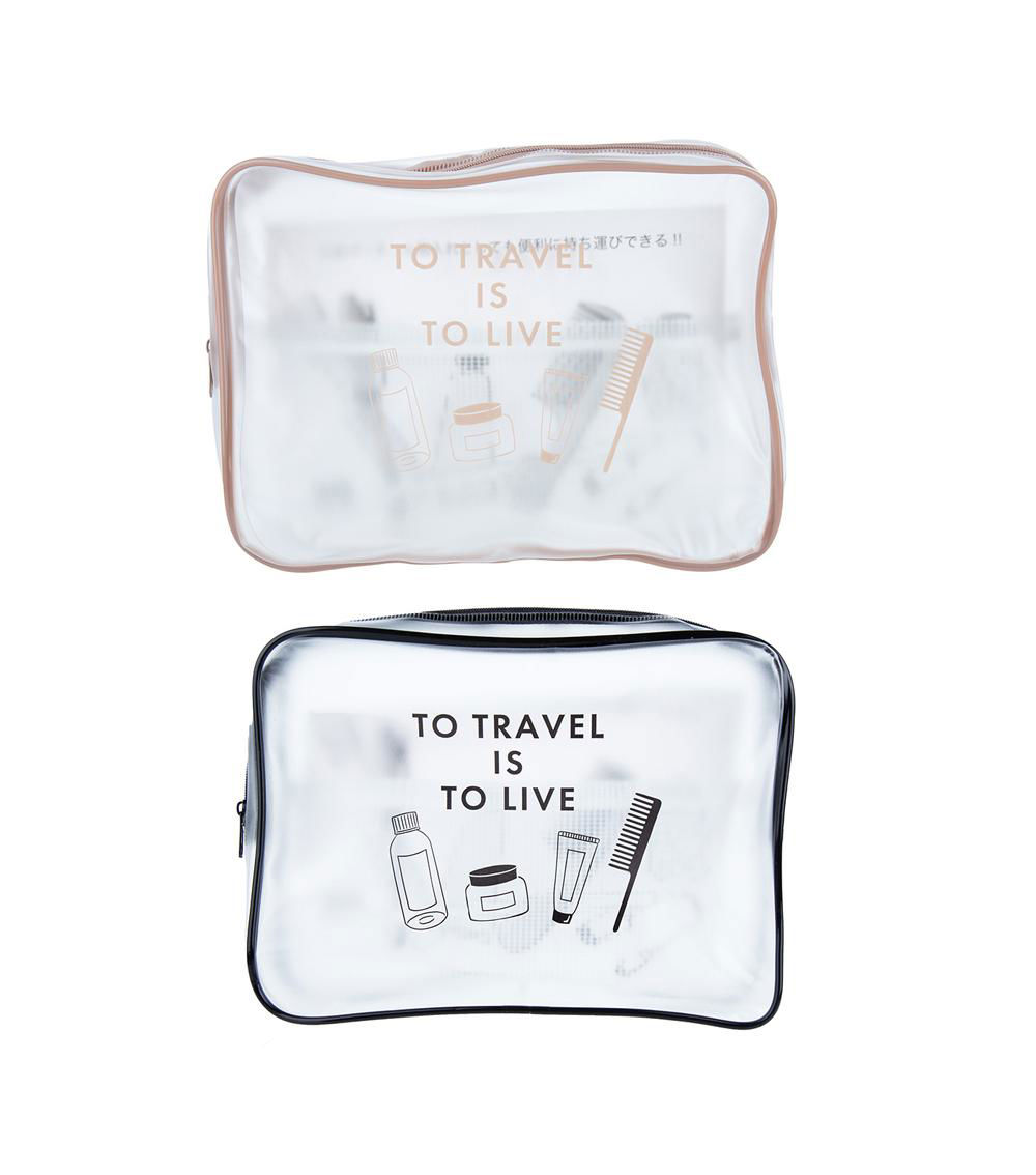 Clear Vinyl Pouch, Assorted (1 pc)