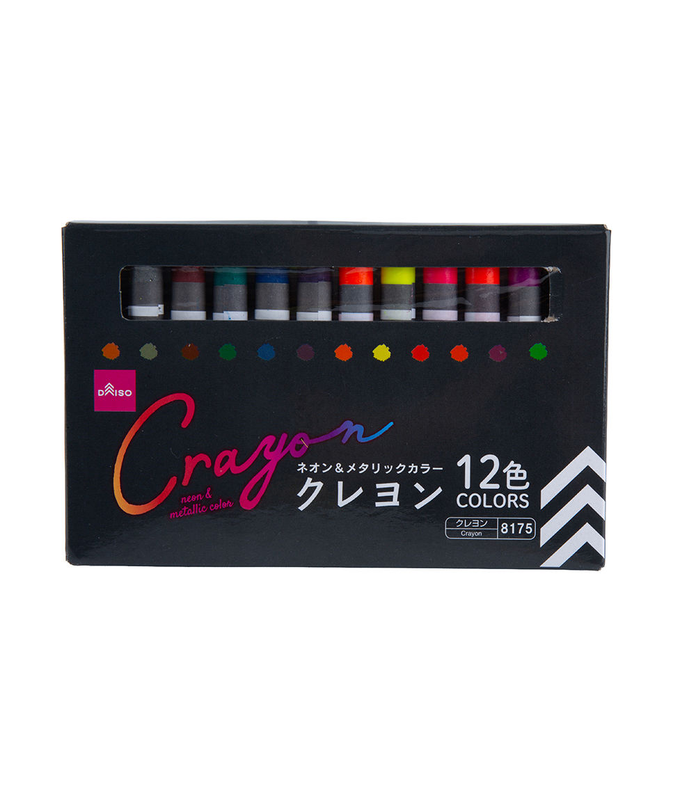 Neon & Metallic Crayon Set, Multicolor