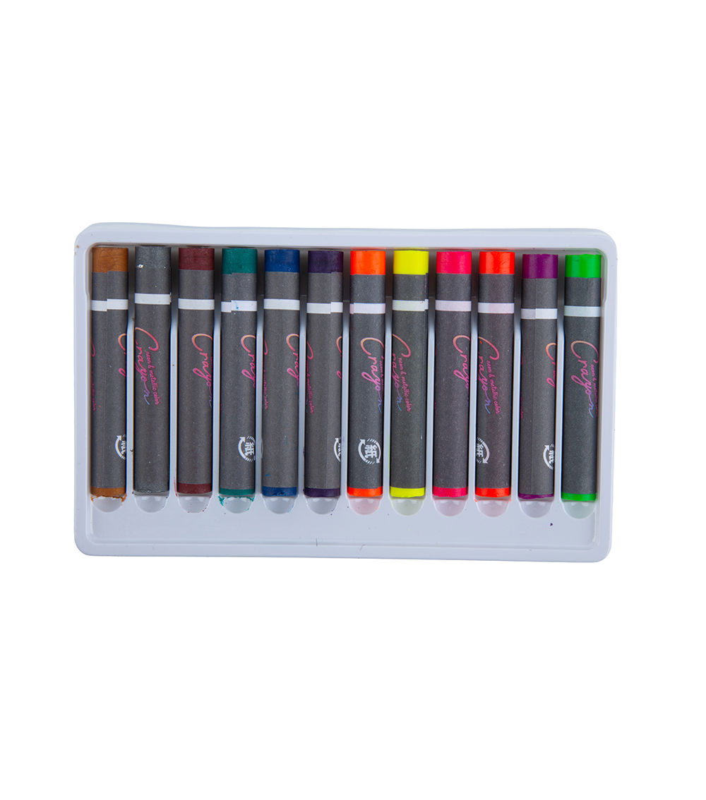 Neon & Metallic Crayon Set, Multicolor