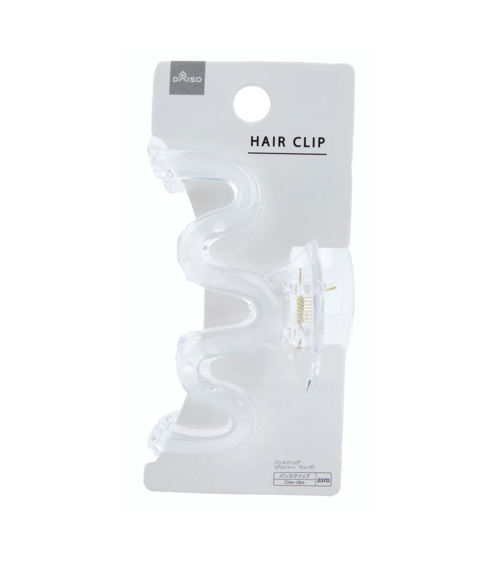 Glossy Wave Claw Clip, Assorted (1 pc)