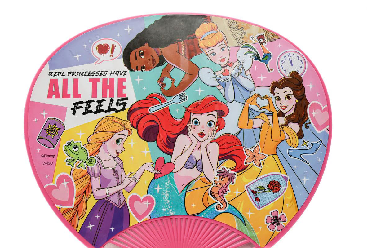 Disney Princess “All the Feels” Hand Fan – Pink