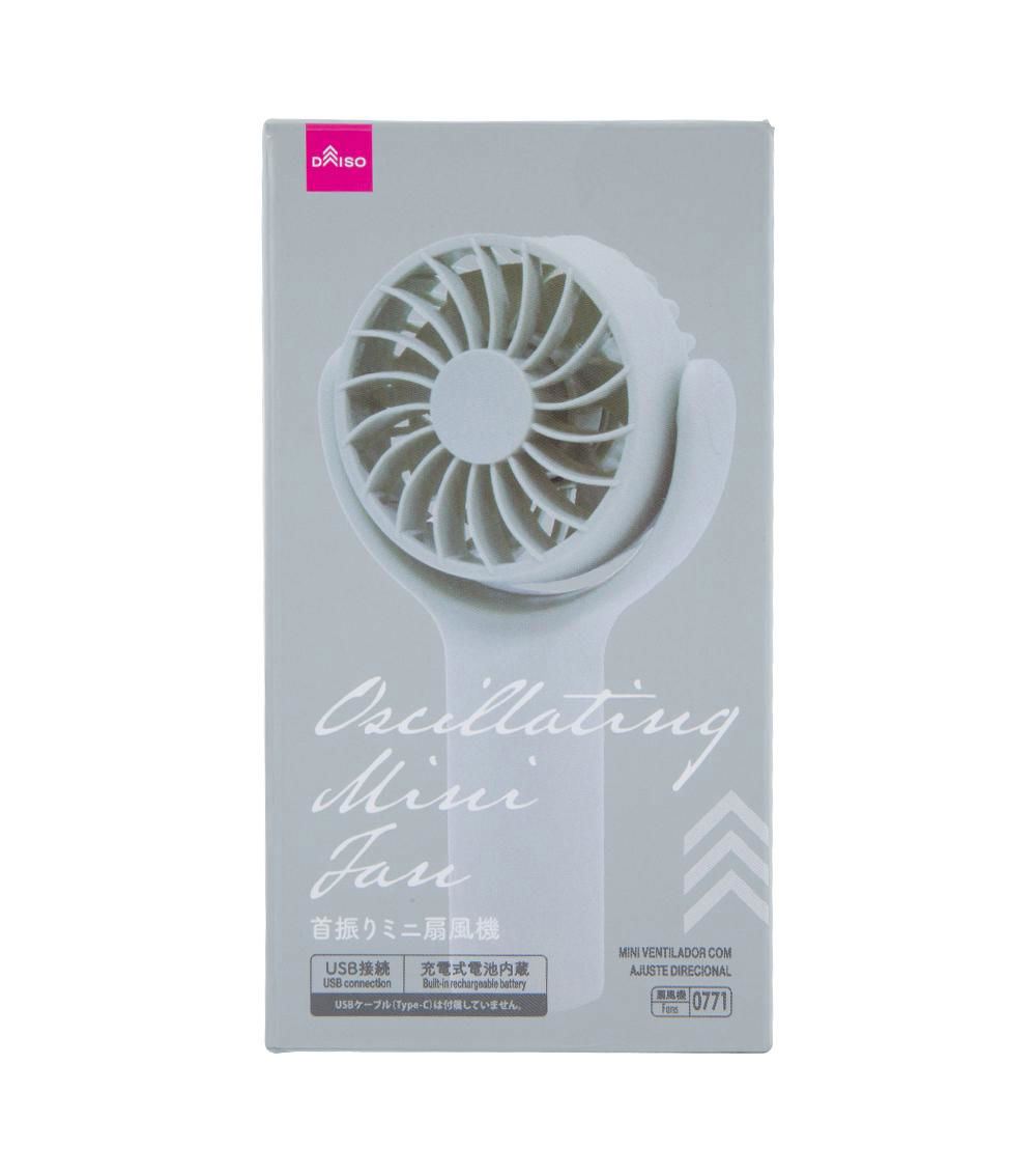 Oscillating Mini Fan, Assorted (1 pc)