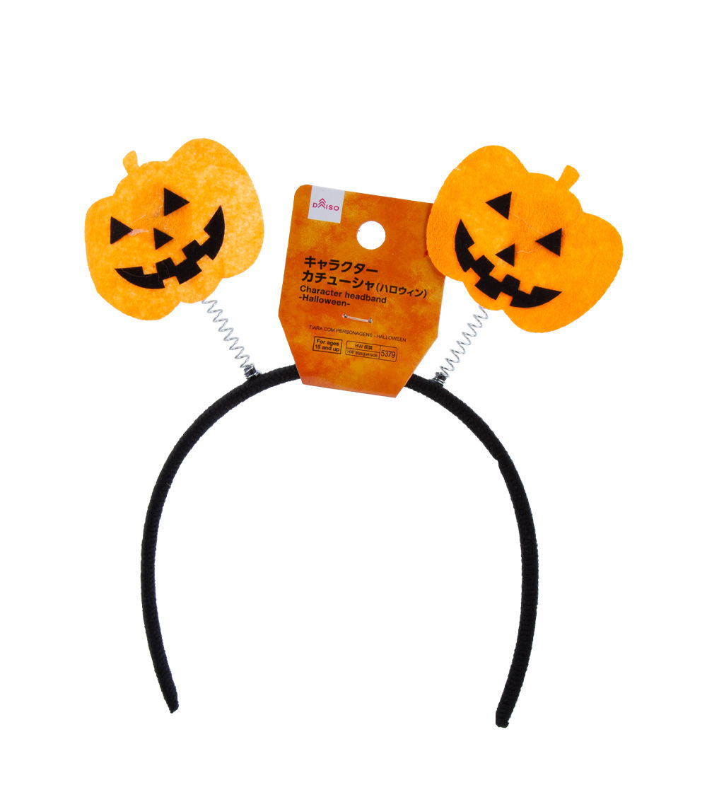 Halloween Character Headband - Black & Orange