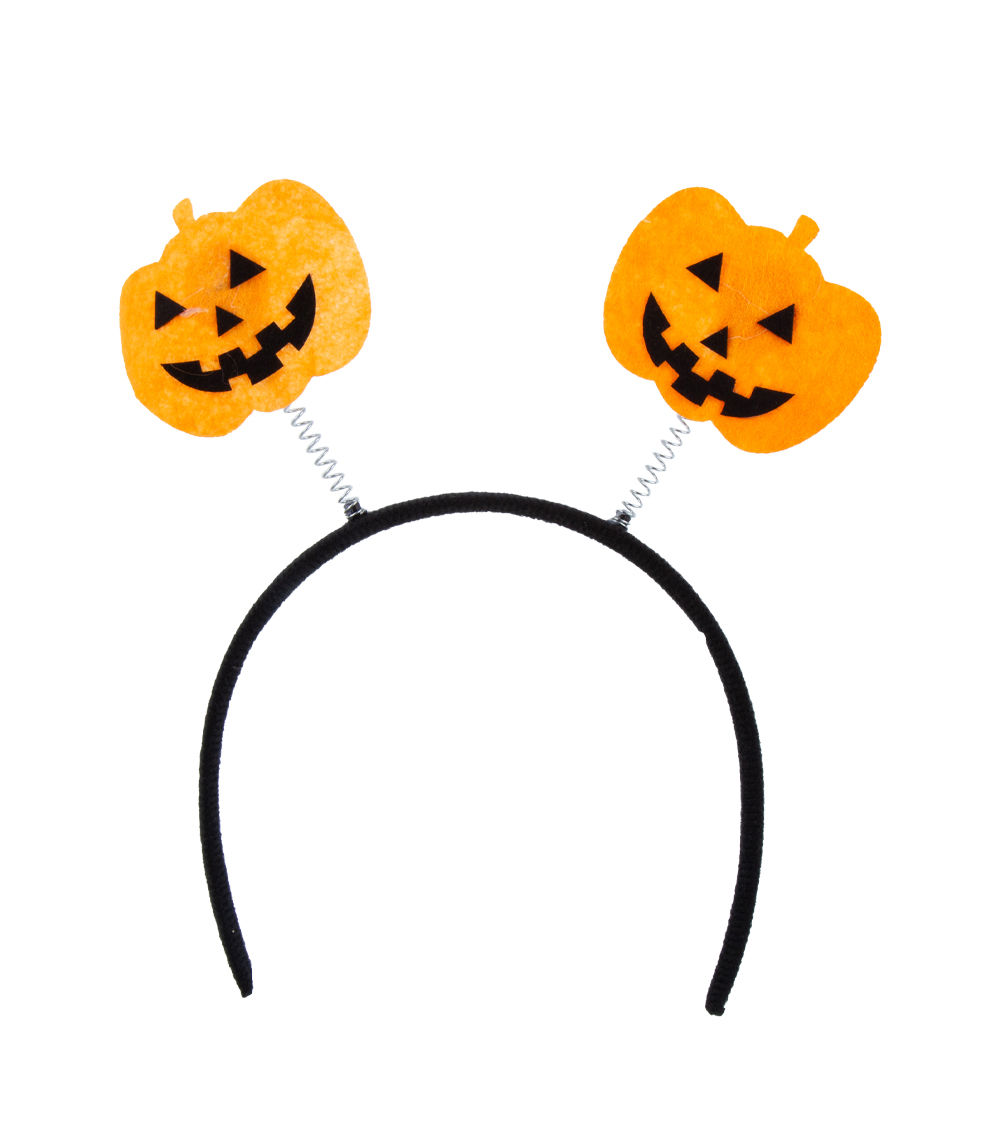 Halloween Character Headband - Black & Orange