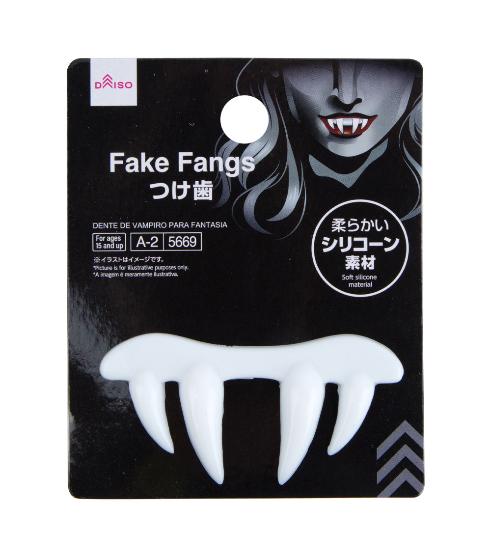 Halloween Fake Fangs - White