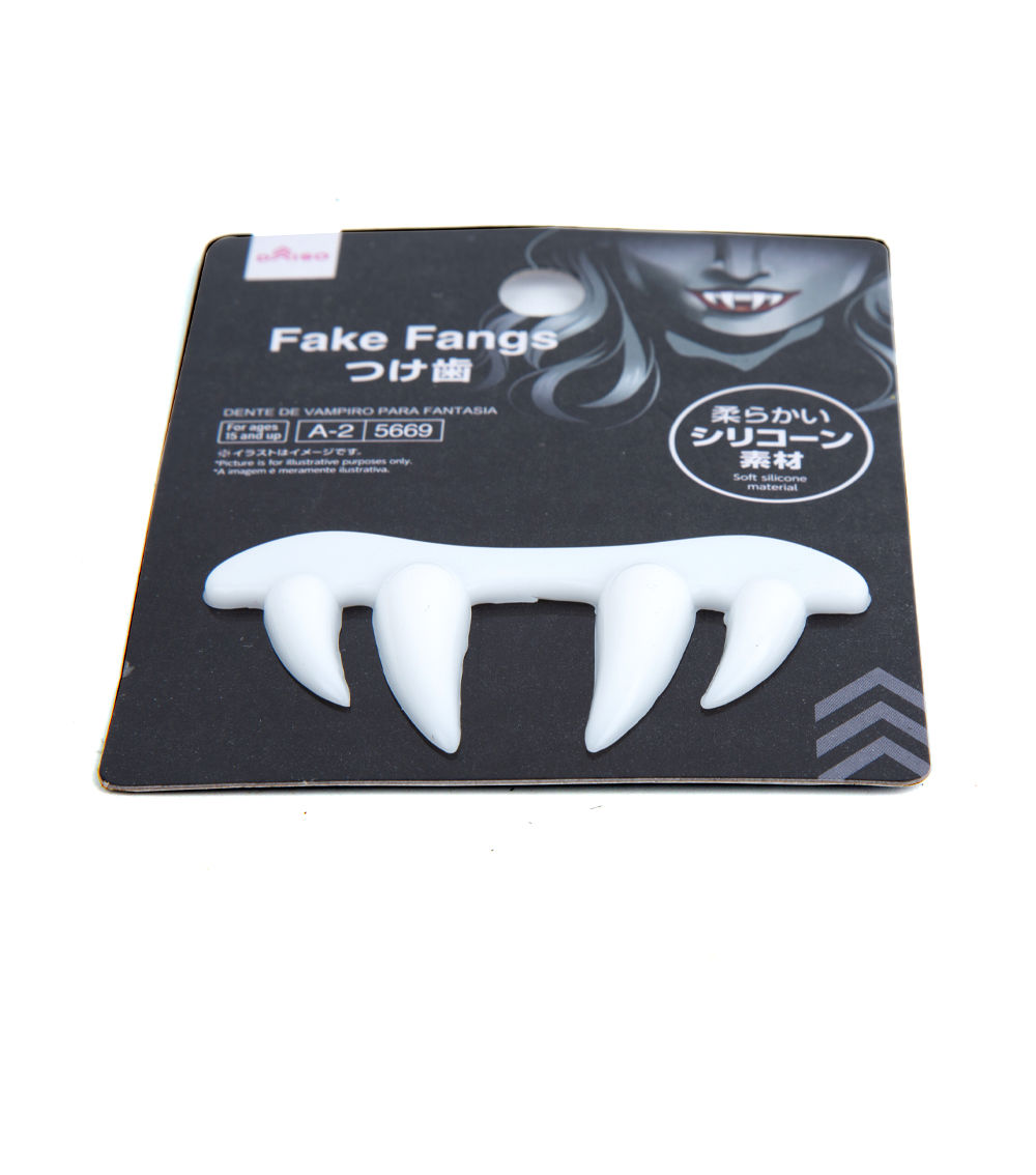 Halloween Fake Fangs - White