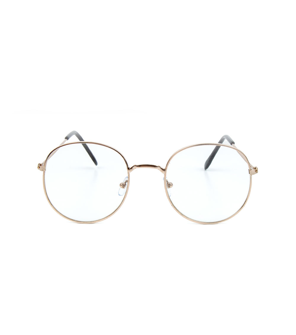 Metal Round Fashion Eyeglasses, Assorted (1 pc)