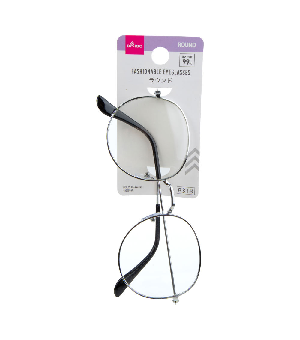 Metal Round Fashion Eyeglasses, Assorted (1 pc)