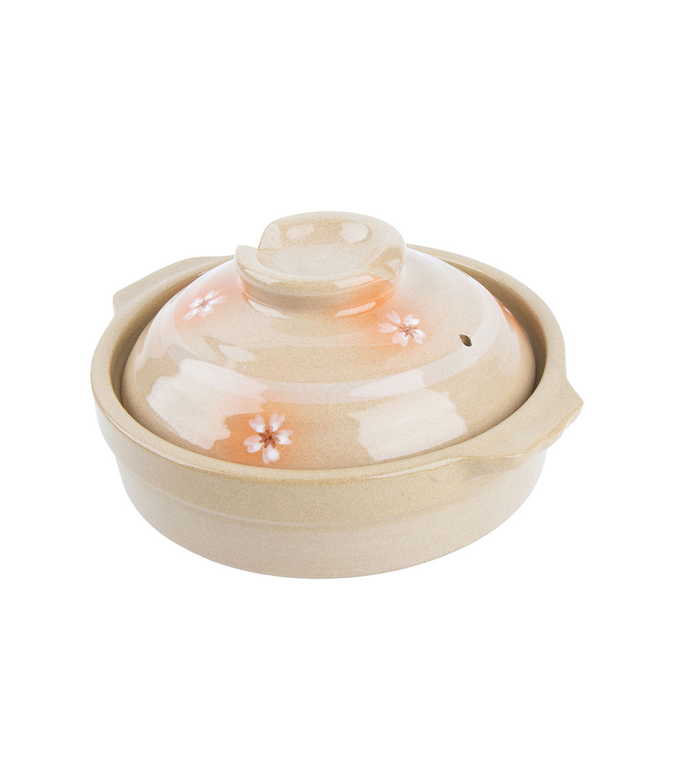 Earthenware Pot -6.69in - 17cm - Japanese Pattern-