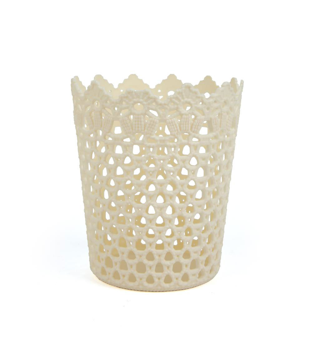 Round Floral Pattern Design Basket Pack of 2- Assorted (1pc)